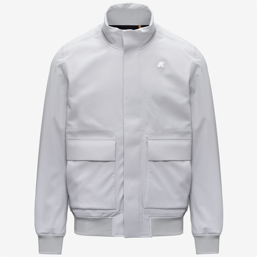 HERVE BONDED - Vestes - Court - Homme - Grey Ash-Blue Depth