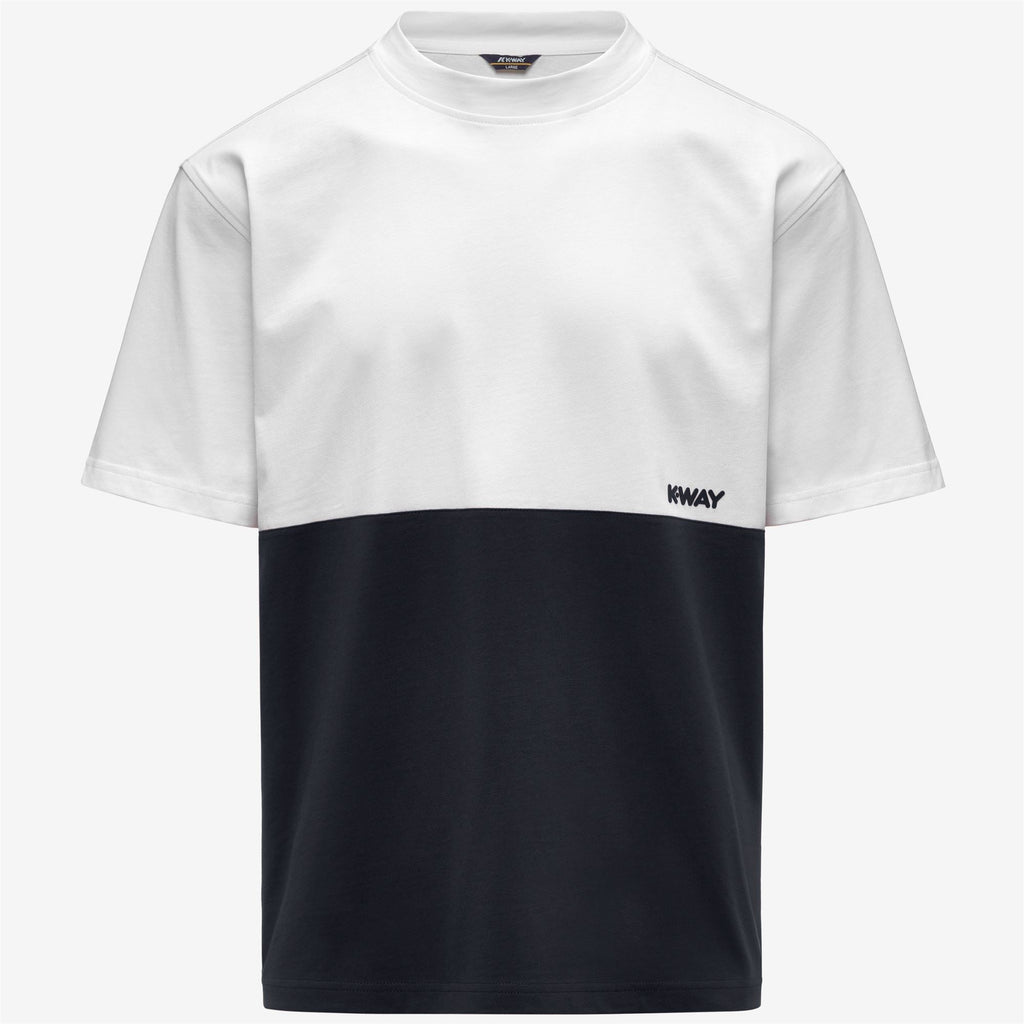 SOLO JERSEY COLORBLOCK - T-shirts et hauts - T-shirt - Homme - Blue Depth-White