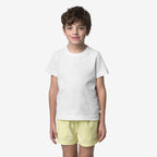 P. HAZEL STRIPES BEACH - Maillots de bain - Maillot de bain - Garçon - White-Yellow Lime