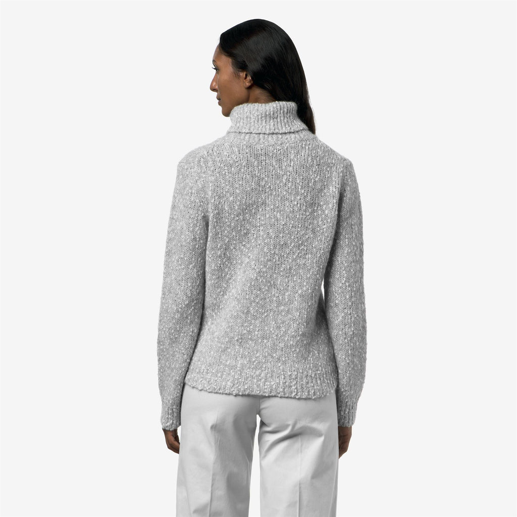 CORINE COCCOLA YARN - Maille - Pull-over - Femme - GREY-WHITE