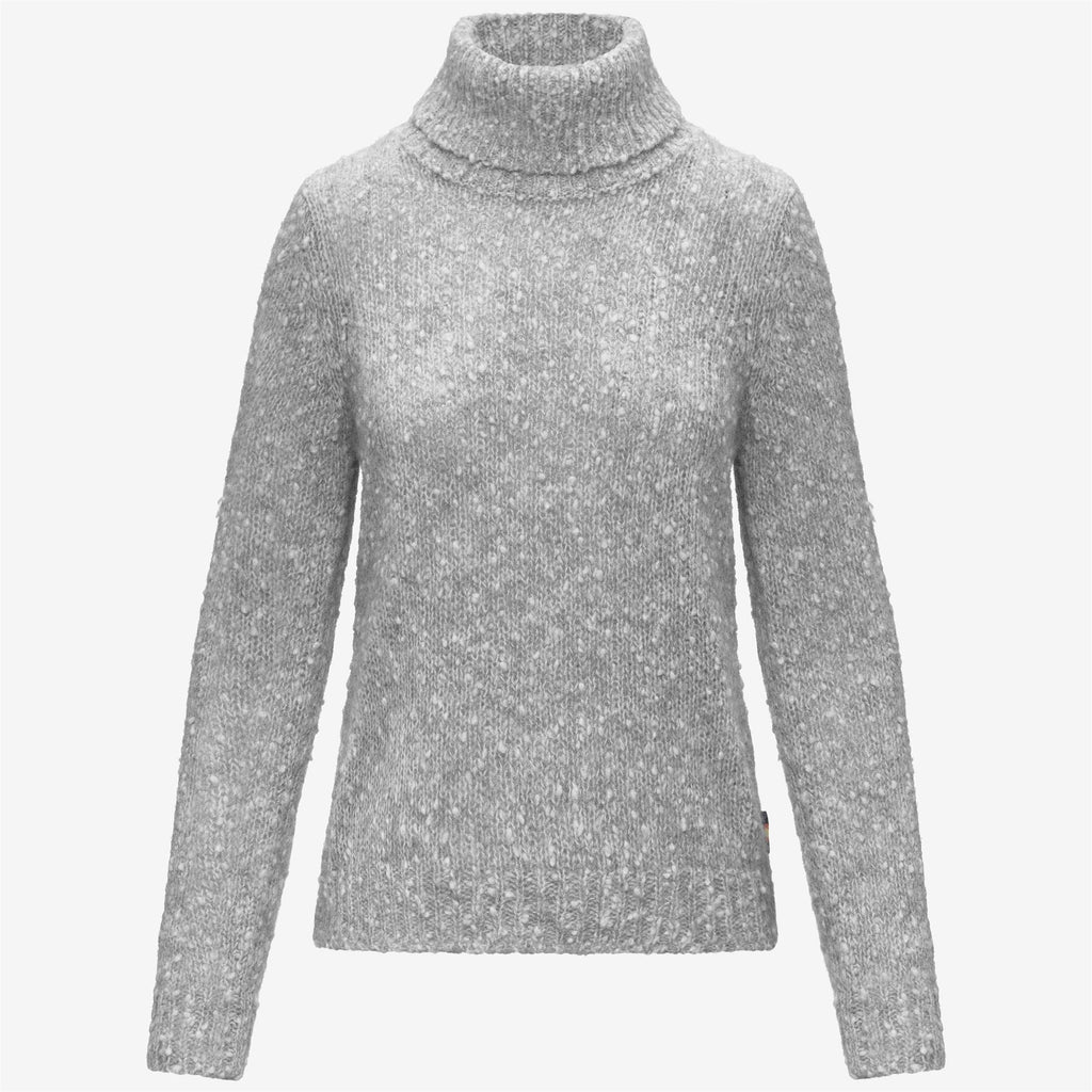 CORINE COCCOLA YARN - Maille - Pull-over - Femme - GREY-WHITE
