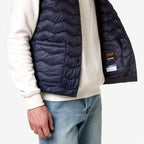 VALTY QUILTED WARM - Vestes - Gilet - Homme - Blue Depth