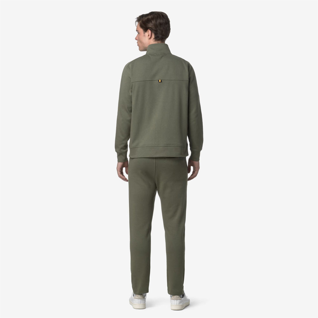 ITON INTERLOCK - Pantalon - Pantalons de sport - Homme - Green Lichen