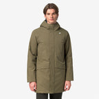 JARNO TWILL MARMOTTA - Vestes - Court - Homme - Green Army-Blue Airforce