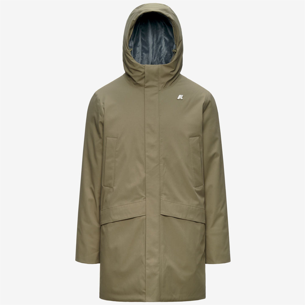 JARNO TWILL MARMOTTA - Vestes - Court - Homme - Green Army-Blue Airforce