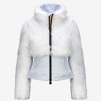 MEL ECO FUR BONDED - Vestes - Court - Femme - Grey Lilla-Black Ash