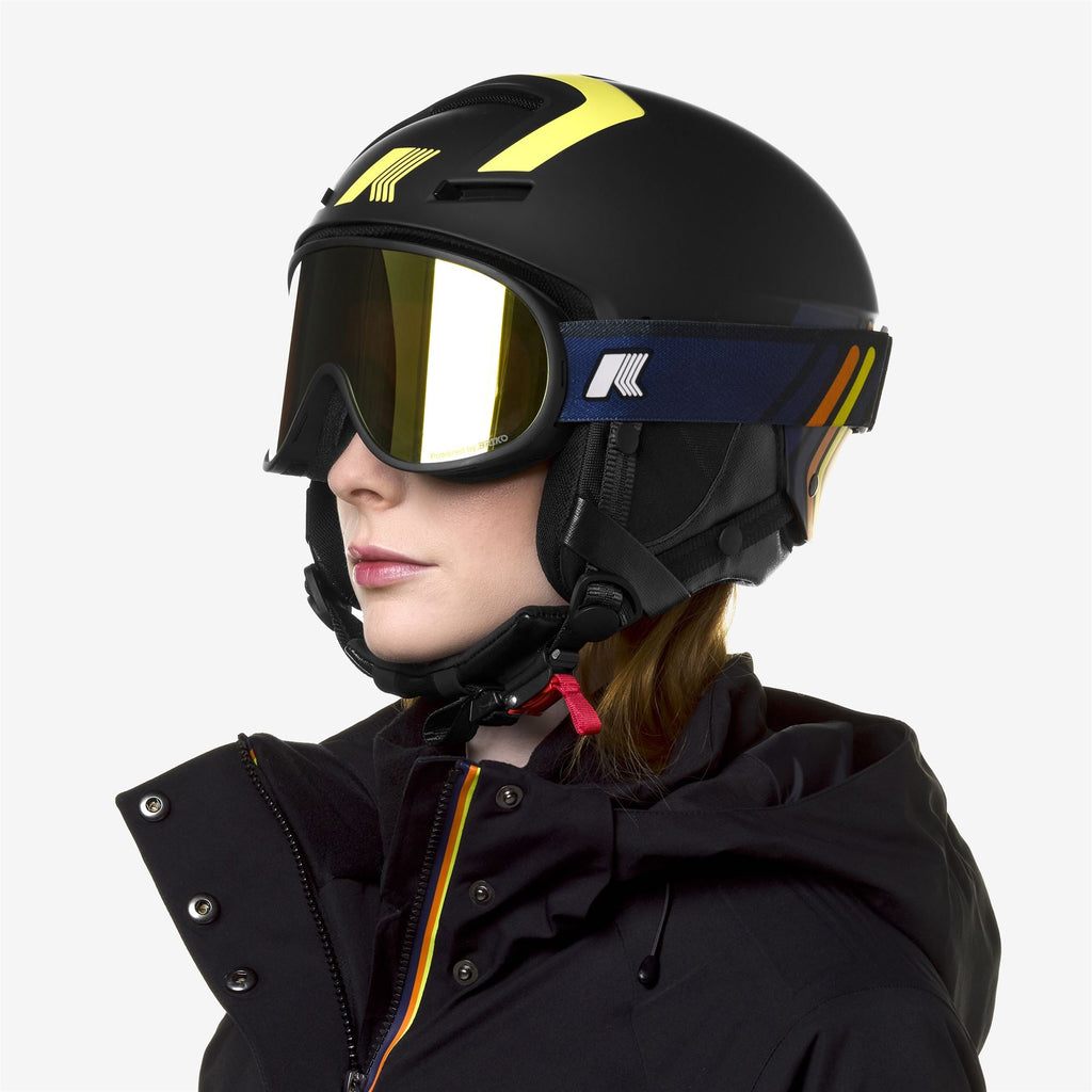 MANNY K-Way - Lunettes de natation - Lunettes de ski - Unisexe - BLACK-GOM3