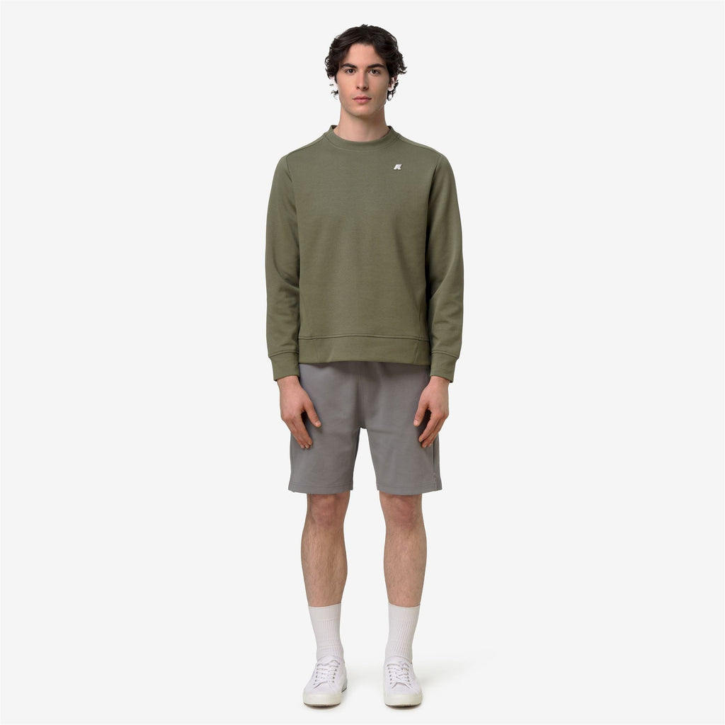 MEDINE INTERLOCK - Polaire - Pull - Homme - Green Lichen