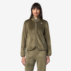 TUDA VELOUR POLAR - Polaire - Veste - Femme - Green Army-Green Army