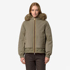 TOSCA WAX COTTON NYLON - Vestes - Court - Femme - Green Army