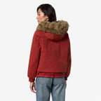 TOSCA WAX COTTON NYLON - Vestes - Court - Femme - Red Dk Chili