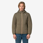 JACK SPACER NYLON DOUBLE - Vestes - Court - Homme - Green Army-Blue Depth