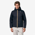 JACK SPACER NYLON DOUBLE - Vestes - Court - Homme - Blue Wild-Blue Depth