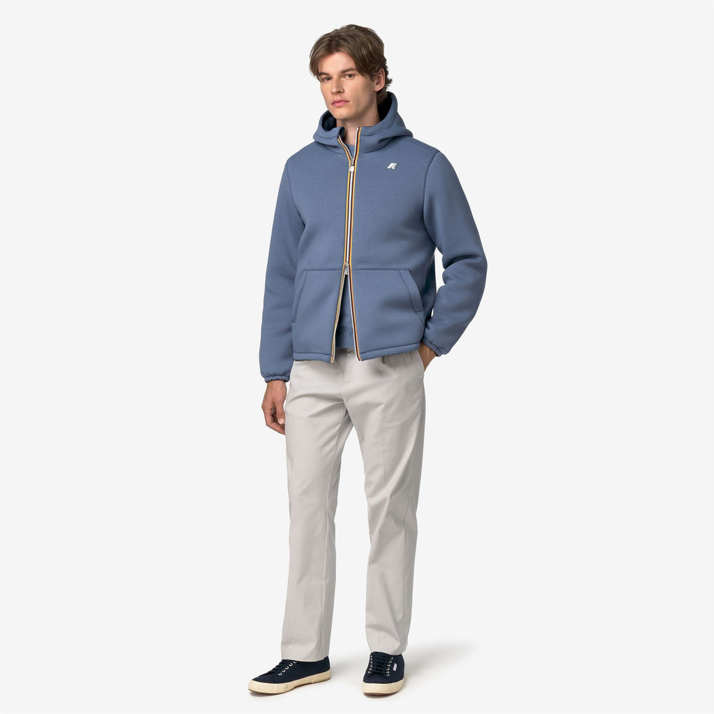 JACK SPACER NYLON DOUBLE - Vestes - Court - Homme - Blue Wild-Blue Depth