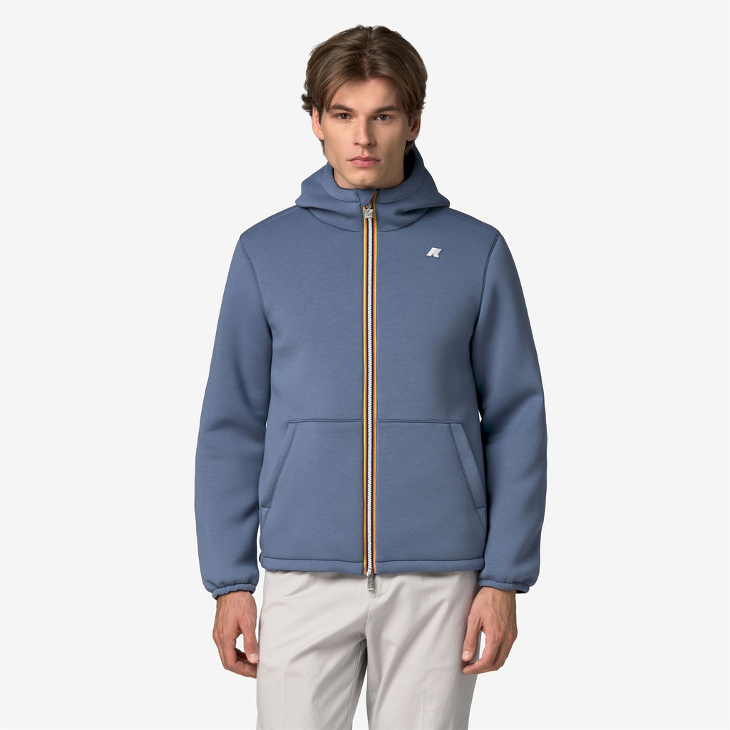 JACK SPACER NYLON DOUBLE - Vestes - Court - Homme - Blue Wild-Blue Depth