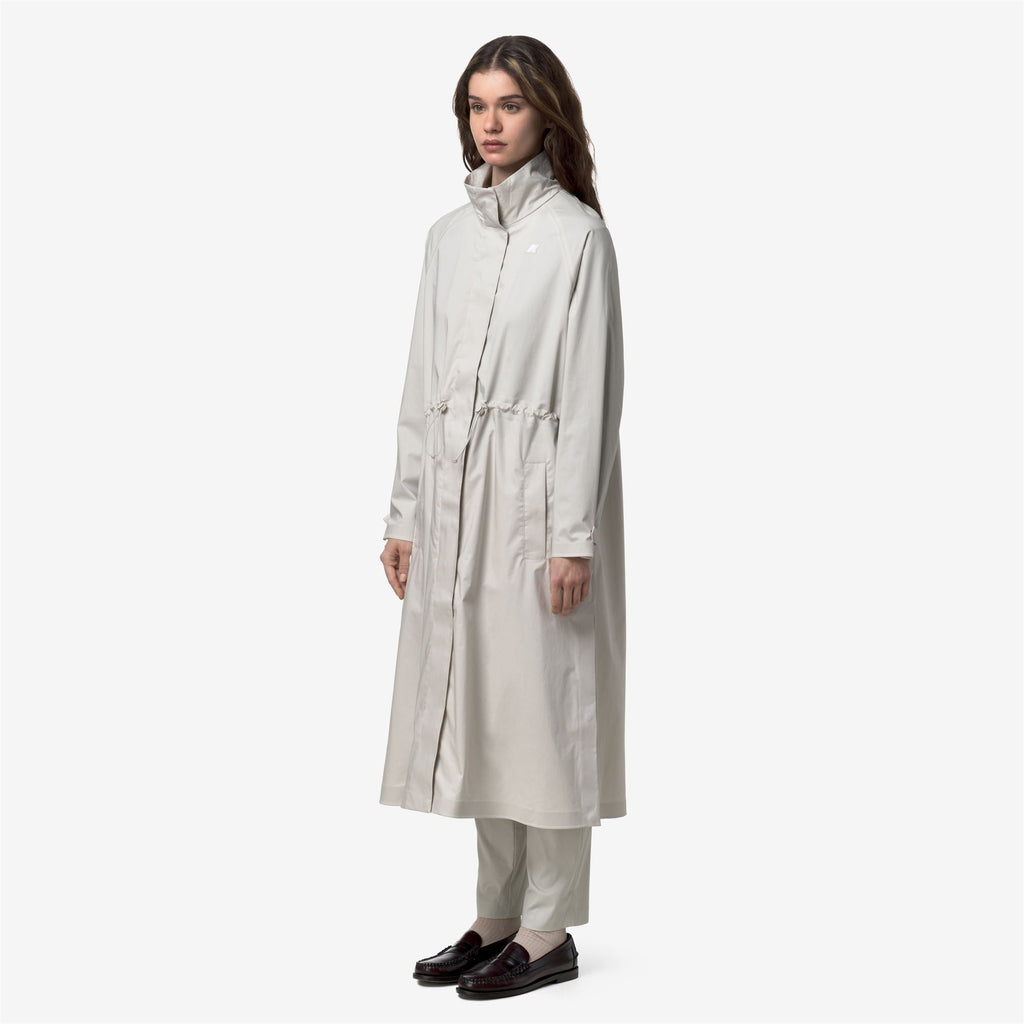 BARBREIN COTTON 3LAYERS AF - Vestes - Long - Femme - BEIGE LT