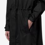 BARBREIN COTTON 3LAYERS AF - Vestes - Long - Femme - Black Pure-Black Pure