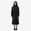 BARBREIN COTTON 3LAYERS AF - Vestes - Long - Femme - Black Pure-Black Pure