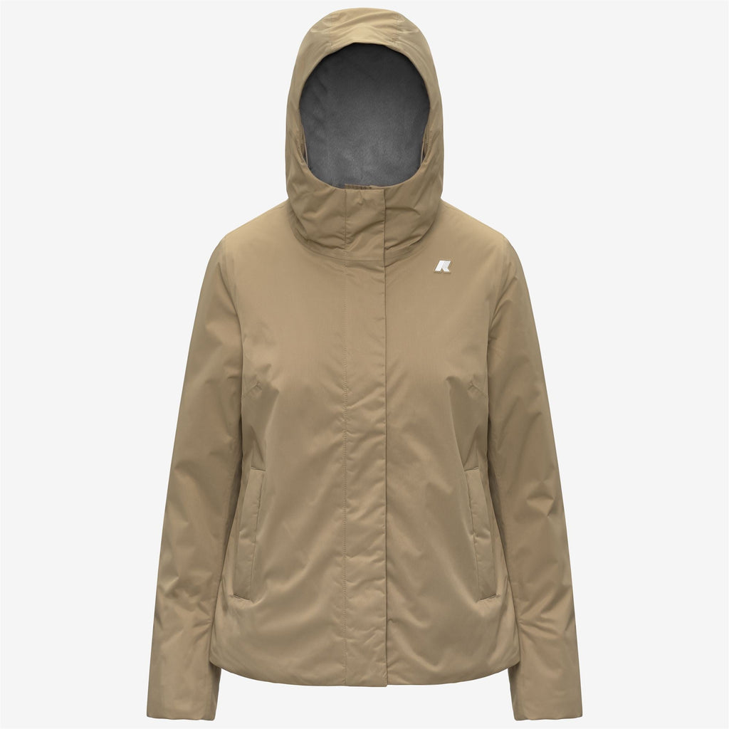 LIL TWILL SOFT BEAVER - Vestes - Court - Femme - Beige Khaki-Grey Warm