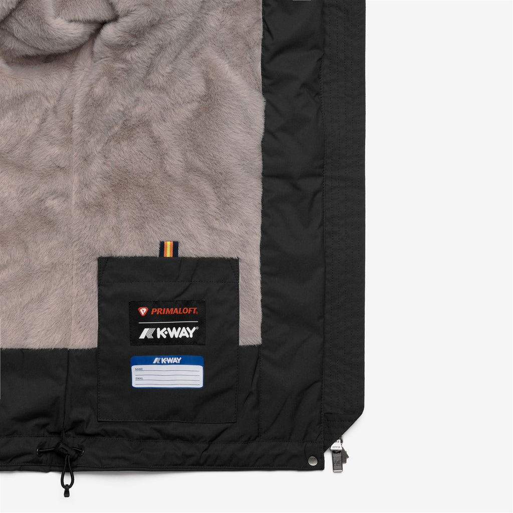 LIL TWILL SOFT BEAVER - Vestes - Court - Femme - Black Pure-Grey Warm