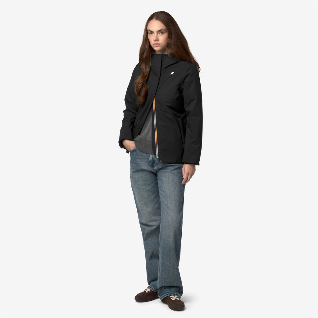 LIL TWILL SOFT BEAVER - Vestes - Court - Femme - Black Pure-Grey Warm