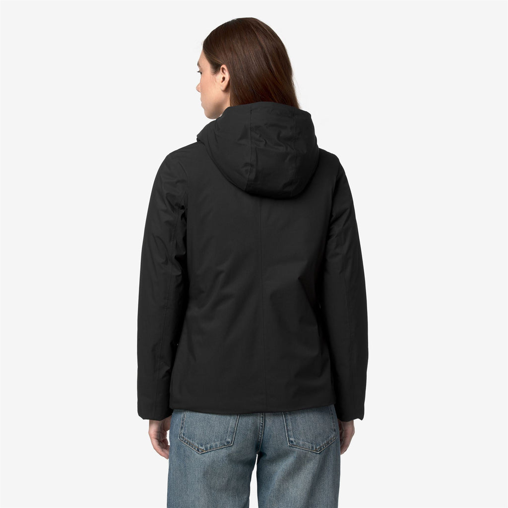 LIL TWILL SOFT BEAVER - Vestes - Court - Femme - Black Pure-Grey Warm