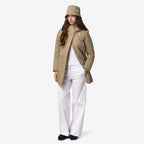SOPHIE TWILL SOFT BEAVER - Vestes - Longueur 3/4 - Femme - Beige Khaki-Grey Warm
