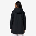 SOPHIE TWILL SOFT BEAVER - Vestes - Longueur 3/4 - Femme - Black Pure-Grey Warm
