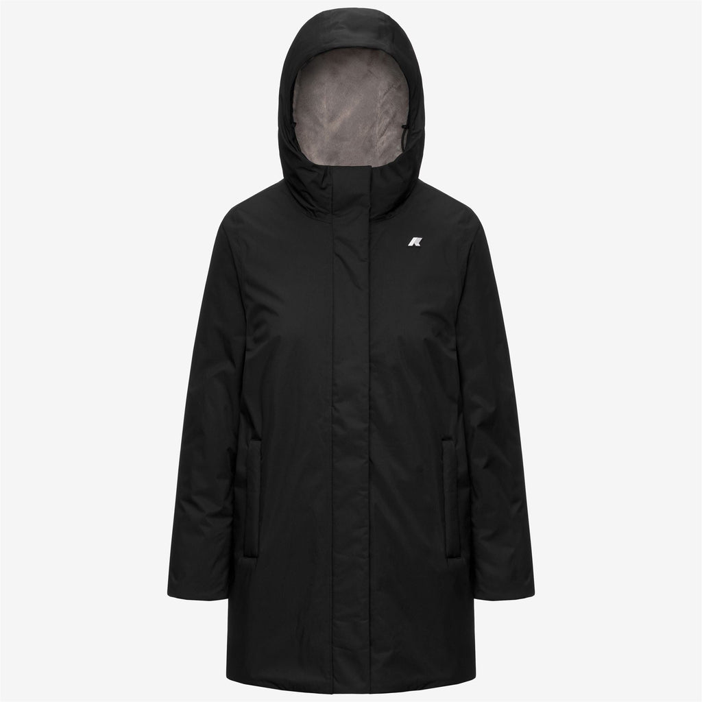SOPHIE TWILL SOFT BEAVER - Vestes - Longueur 3/4 - Femme - Black Pure-Grey Warm