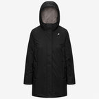 SOPHIE TWILL SOFT BEAVER - Vestes - Longueur 3/4 - Femme - Black Pure-Grey Warm