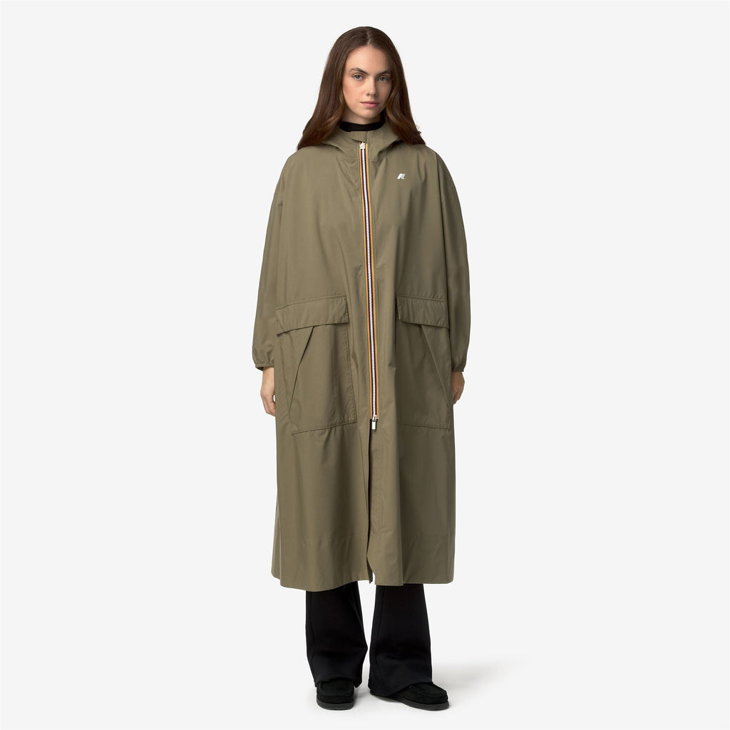 PERNILLA STRETCH DOT - Vestes - Long - Femme - Green Army